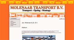 Desktop Screenshot of molenaar-transport.com